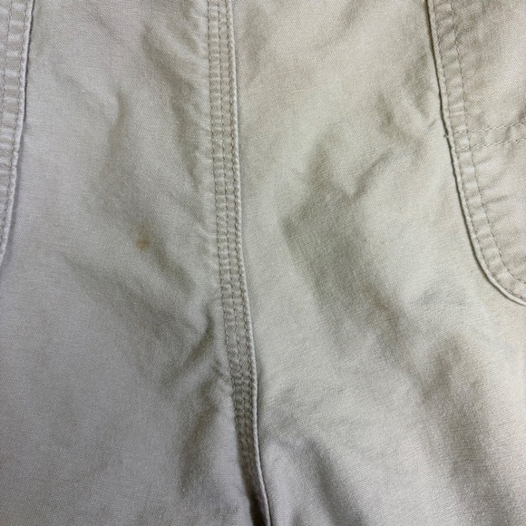 Carhartt Mens Tan Canvas Work Shorts Khaki Utility Carpenter 40 - Picture 7 of 11